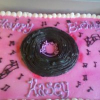 50's Rock-N-Roll I did this cake for a friend's daughter!
