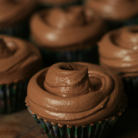 Chocolate dark chocolate cake with chocolate buttercream!