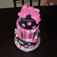 Parisian Themed Bridal Shower 3 tier MMF fondant, made for a bridal shower. I'm not sure where the original photo came from, but thank you to whomever made the...