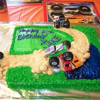 Monster Truck Cake I made this cake for my son's best friend.