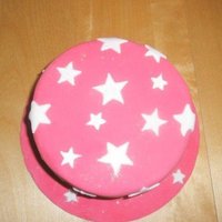 Red & White This cake was made for my brother