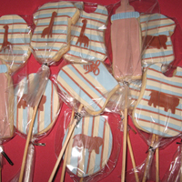 Galletas Decoradas En Fondant Galletas de azucar decoradas con fondant para un baby shower.