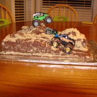 Monster Truck Cake I made this cake for my son, last minute (the day before) I had different plans for his cake, but we had to change the date of his party...