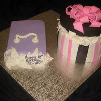 Open Gift Cake Open gift cake, and "bag gift".