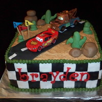 Cars Birthday Cake 