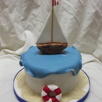 Sail Boat i saw a similar cake her on CC and thought it would be perfect for a family members up coming birthday. i made it much smaller as it doesnt...