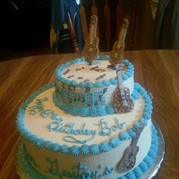 Guitar Jam Birtday Cake for the guitar player