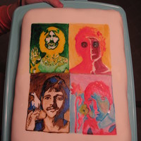 Beatles Cake Andy Warhol's image is the inspiration