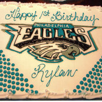 Eagles 1st Birthday cake for a friend.