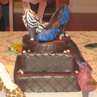 Chocolate Shoe Cake my fourth cake