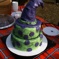 Halloween Birthday Hat my third cake