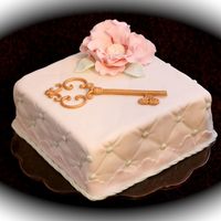 Shabby Chic Housewarming Shabby chic housewarming cake