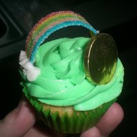 St. Patrick's Cupcakes St. Patrick's Day cupcakes I made for my niece to bring to school
