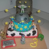 Toy Story My son's 3rd birthday cake! Inspired by many seen here on CC