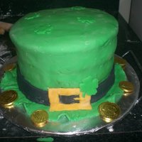 Leprechaun Hat Leprechaun hat for St. Patrick's day. This was my very first time ever making MMF and trying to cover a cake with it. I have much more...