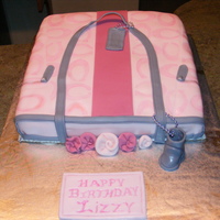 Pink Coach And Mini Ugg Made for my friend to replicate her favorite purse and boots!