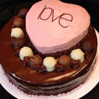 Love This is a homemade chocolate buttermilk cake with my own recipe for raspberry cream cheese frosting/filling The cake is glazed with...