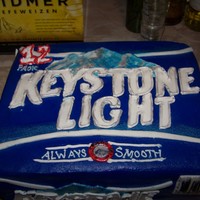 Keystone Light Beer Cake 