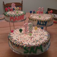 Birthday Cakes Made these for my brother-in-laws kids birthday party