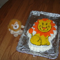 Lion Cake This is the absolute first cake I ever made. It was for my son's first birthday. You can see his little lion lovey in this picture -...