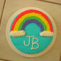 Wilton Level 1, Cake 1 First cake made in the level one class. My second cake ever.