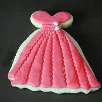 Dress Dress covered in rolled buttercream.