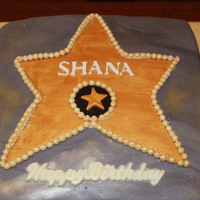 Hollywood Walk Of Fame Hollywood Walk of Fame Start Birthday Cake