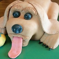 First Birthday A friend asked for a puppy cake for her son for his first birthday. Next time I will save the collar for the neck to cover the joint. Since...