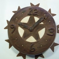 Time Flies.... My own birthday cake. Chocolate cake with mocha buttercream filling and chocolate and plain MMF. Saw a clock like this one and thought it...