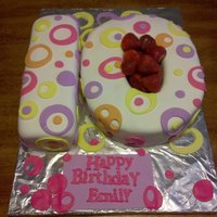 10Th Birthday Cake This is a white cake with buttercream and fresh strawberry filling.