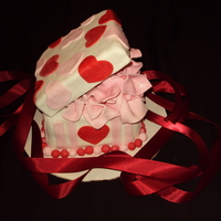 Valentine's Day Gift Box Cake 