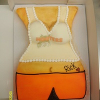 Hooters Cake mmf and bc with hooters edible image this cake was done for a co-worker that was moving to another town when we asked his wife what he &...