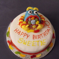 Sweetie Monster A silly cake I made for my boyfriend's birthday. I kind of made it up as I went along, but I was pleased with the end result. My...