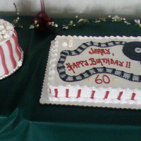 Popcorn Birthday Popcorn bucket is devil's food cake with peanut butter cup filling and chocolate/peanut butter buttercream. Sheet cake is half vanilla...