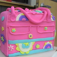 Purse Cake This was my first attempt at a purse cake. So much fun.