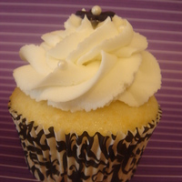 Black And White Cupcake 
