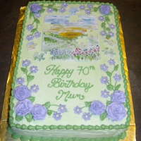 Puzzle Cake Puzzle was made from gumpaste rolled onto a actuall puzzle covered in plastic wrap and imprinted then cut out by hand with a knife. You can...