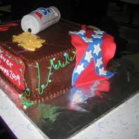 Redneck Christmas Cake This was for my works xmas party 2009