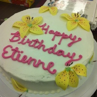 Using Left Over Flowers I made tons of petals that I ended up not using for another cake, and decided to put them to good use!