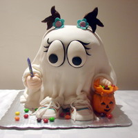 Ghost Gigy HAPPY BIRTHAY AND HALLOWEEN GIGY