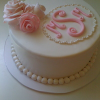 Bridal Shower Cake cake for a good friend of mine, homemade apple spice cake, with caramel filling, and chopped walnuts, with swiss buttercream, it was...