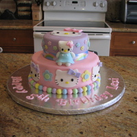 Hello Kitty Birthday Cake & Hello Kitty Cake Pops This is a Hello Kitty birthday cake that I made for a friend. It's my 5th cake and it was very fun to make! Everything on the cake is...