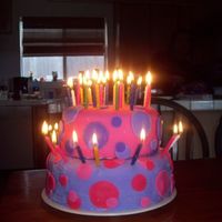 Friends Birthday First fondant cake