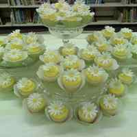 My Very First Ones I made cupcakes for a friend's baby shower. The daisies are gumpaste/mmf. The frosting has too many air bubbles but I'm just...