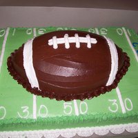 Superbowl Cake This cake was made for a superbowl party.
