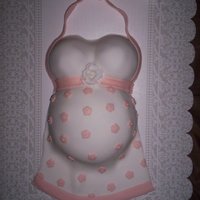 Pregnant Belly Baby Shower my first one pregnant belly baby shower cake ;-)