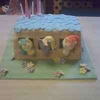 Novelty Birthday Cake For A Little Girl i did this one for friends little girl and the smile on her face was a picture
