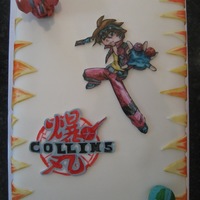 Bakugan Birthday My nephew was having a Bakugan party so, I made him his cake. This is my first cake for someone other than for my class or practice cakes....