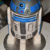 R2D2 I think every cake decorator knows at least one star wars nut - mine is my brother in-law. this was his b'day cake. not being as...