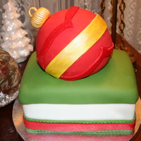 Christmas Ornament Birthday Cake Birthday cake for my mama. She wanted an ornament. IN FEBRUARY! lol. We love Christmas that's for sure!